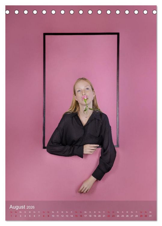 Produktbild: framed portraits - fine art Fotografie von Michael Allmaier (Tischkalender 2026 DIN A5 hoch), CALVENDO Monatskalender