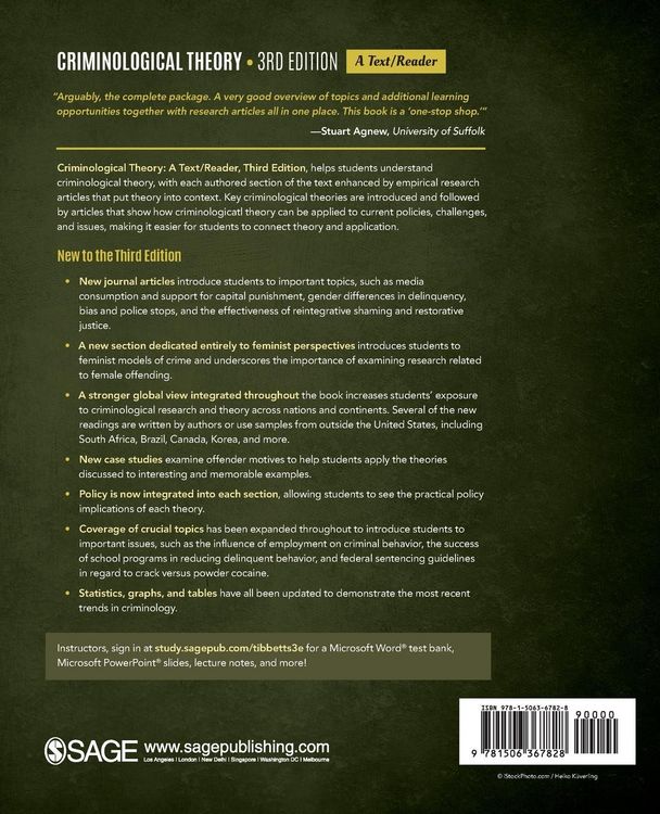 Produktbild: Criminological Theory