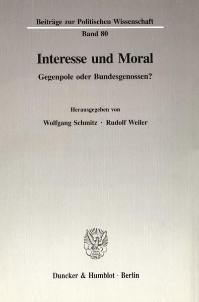 Produktbild: Interesse und Moral.