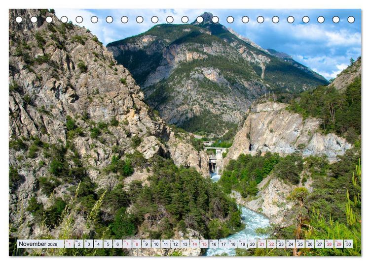 Produktbild: Hautes Alpes de Provence (Tischkalender 2026 DIN A5 quer), CALVENDO Monatskalender