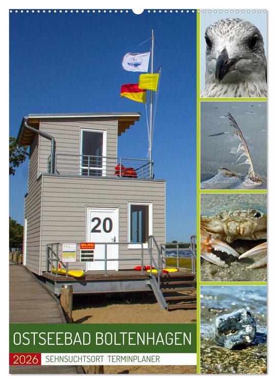Produktbild: Sehnsuchtsort Ostseebad Boltenhagen (Wandkalender 2026 DIN A2 hoch), CALVENDO Monatskalender