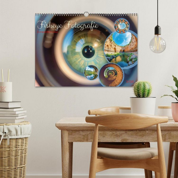 Produktbild: Fisheye Fotografie (Wandkalender 2026 DIN A3 quer), CALVENDO Monatskalender