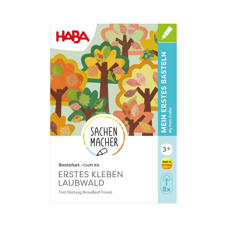 Produktbild: Bastelset - Erstes Kleben Laubwald