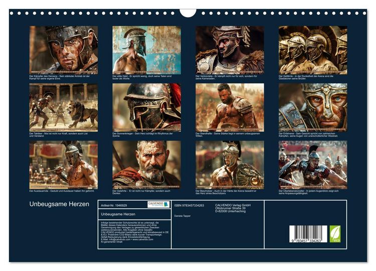 Produktbild: Unbeugsame Herzen (Wandkalender 2026 DIN A3 quer), CALVENDO Monatskalender