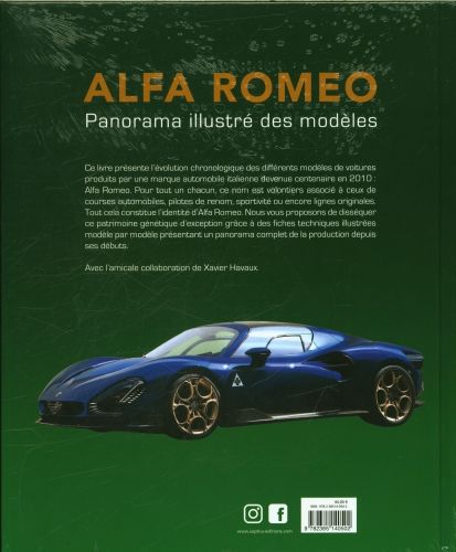 Produktbild: Alfa Romeo : panorama illustr&eacute; des mod&egrave;les