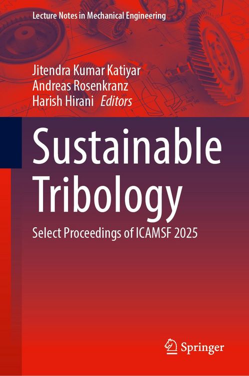 Produktbild: Sustainable Tribology