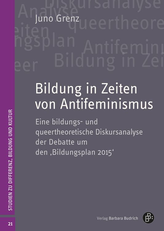 Produktbild: Bildung in Zeiten von Antifeminismus