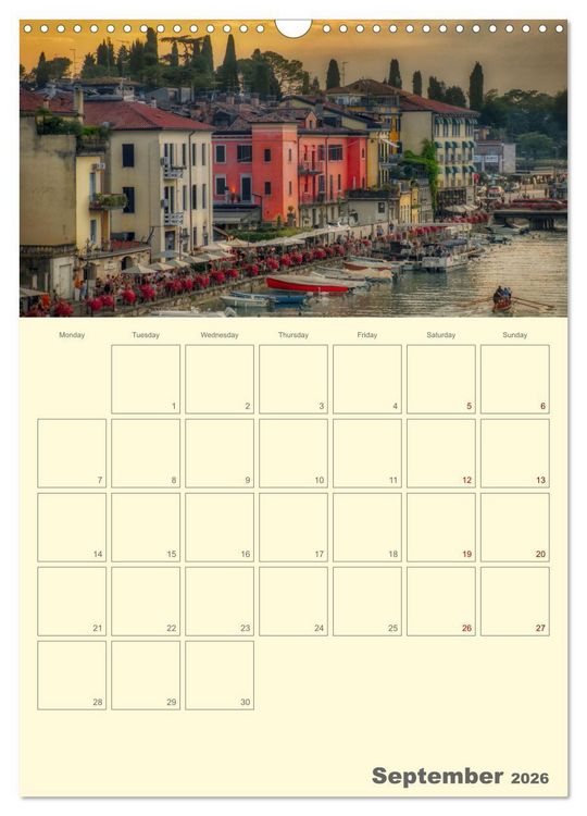 Produktbild: Romantic Northern Italy (Wall Calendar 2026 DIN A3 portrait), CALVENDO 12 Month Wall Calendar