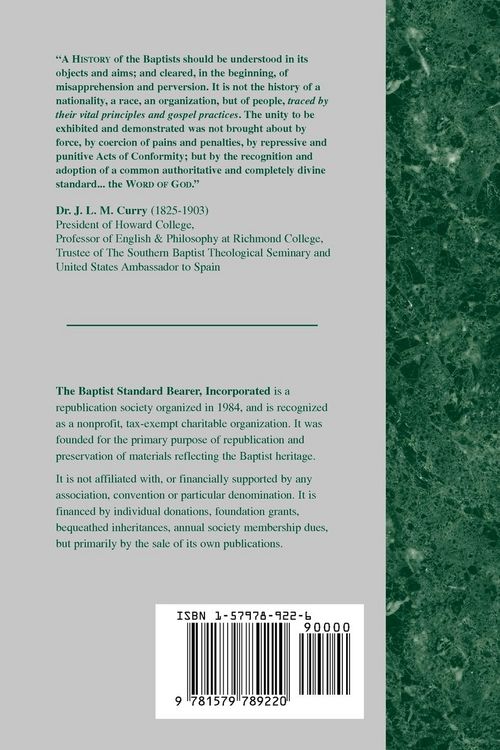 Produktbild: A History of the Baptists - Vol. 2