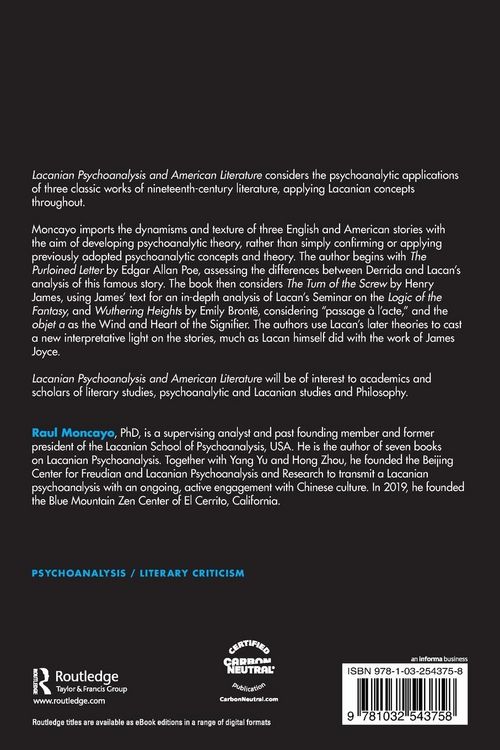 Produktbild: Lacanian Psychoanalysis and American Literature