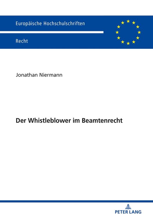 Produktbild: Der Whistleblower im Beamtenrecht