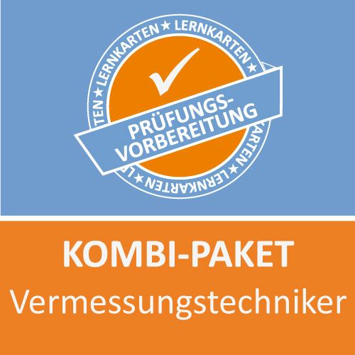 Produktbild: Kombi-Paket Vermessungstechniker Lernkarten