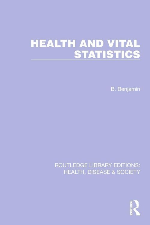 Produktbild: Health and Vital Statistics