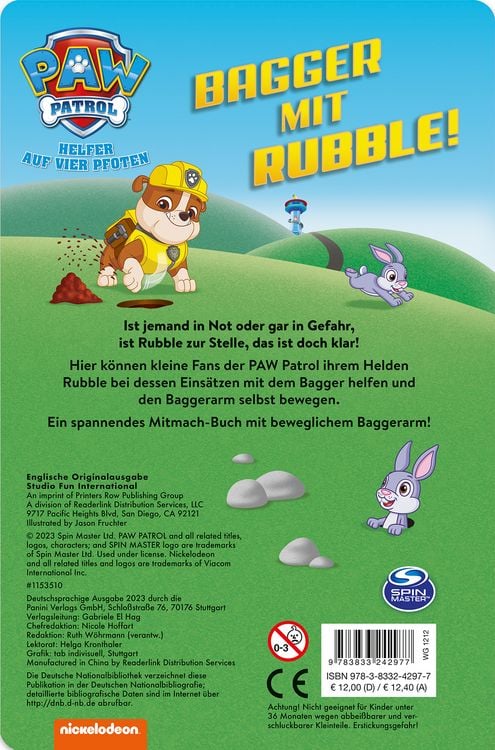 Produktbild: PAW Patrol: Bagger mit Rubble!