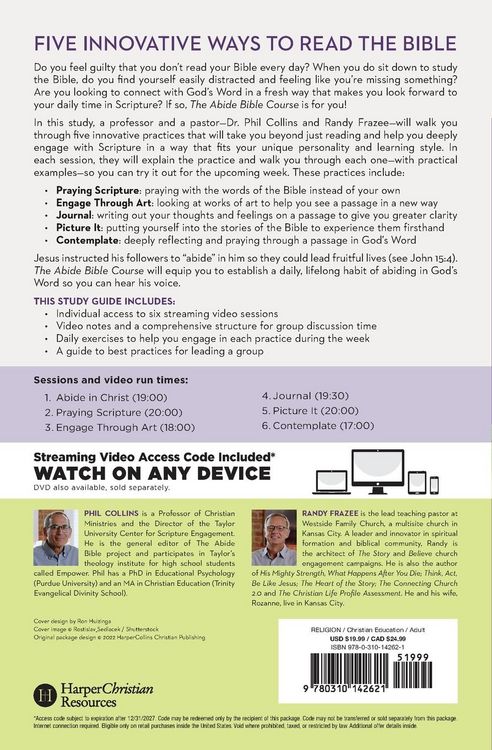 Produktbild: Abide Bible Course Study Guide plus Streaming Video | Softcover