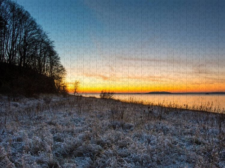 Produktbild: CALVENDO Puzzle Rauhreif | 1000 Teile Lege-Gr&ouml;&szlig;e 64x48cm Foto-Puzzle f&uuml;r gl&uuml;ckliche Stunden
