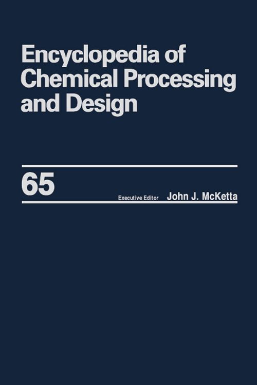 Produktbild: Encyclopedia of Chemical Processing and Design