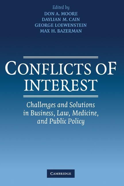 Produktbild: Conflicts of Interest