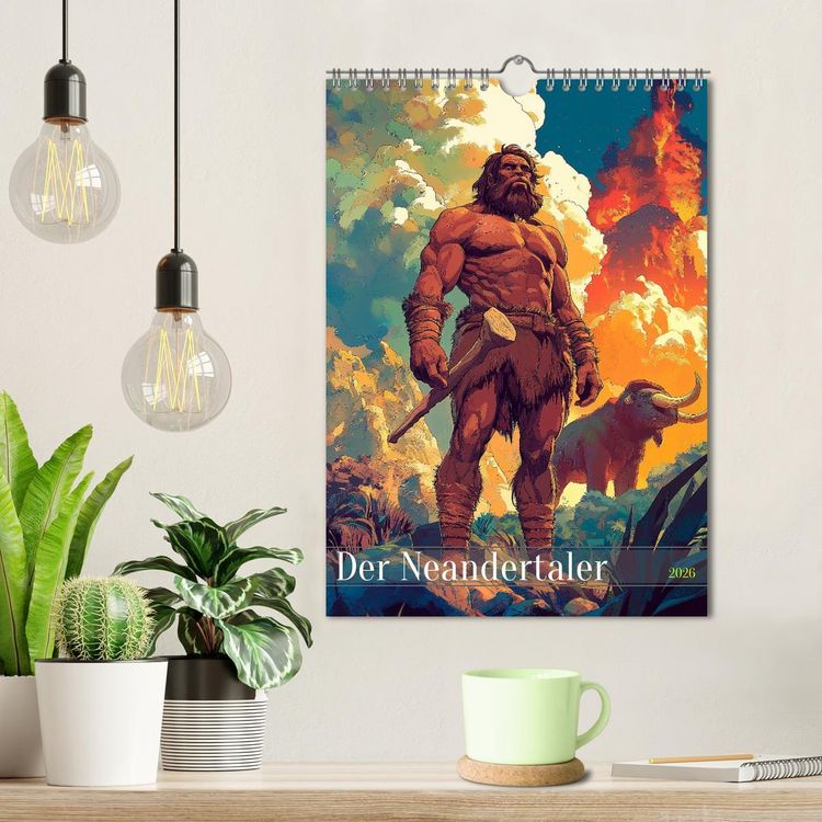 Produktbild: Der Neandertaler - Das vergessene Volk (Wandkalender 2026 DIN A4 hoch), CALVENDO Monatskalender