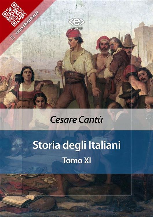Produktbild: Storia degli Italiani. Tomo XI