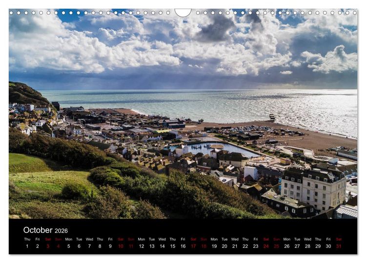 Produktbild: Photographs of Hastings and St Leonards (Wall Calendar 2026 DIN A3 landscape), CALVENDO 12 Month Wall Calendar