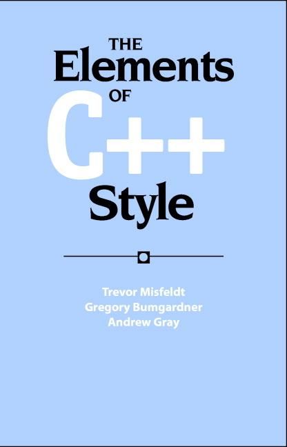 Produktbild: The Elements of C++ Style