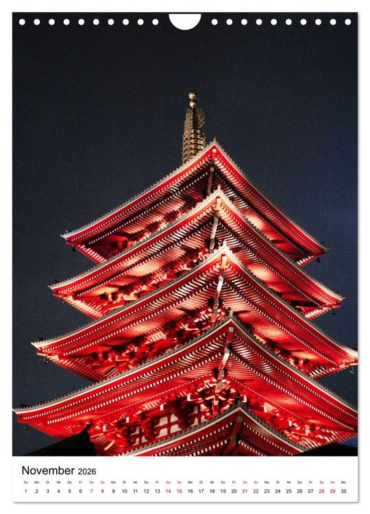 Produktbild: Tokio - Die pulsierende Weltstadt. (Wandkalender 2026 DIN A4 hoch), CALVENDO Monatskalender