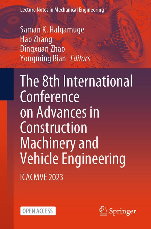 Produktbild: The 8th International Conference on Advances in Construction Machinery and Vehicle Engineering