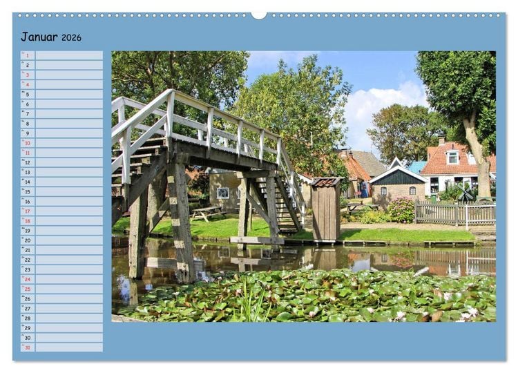 Produktbild: Faszinierendes Friesland (hochwertiger Premium Wandkalender 2026 DIN A2 quer), Kunstdruck in Hochglanz