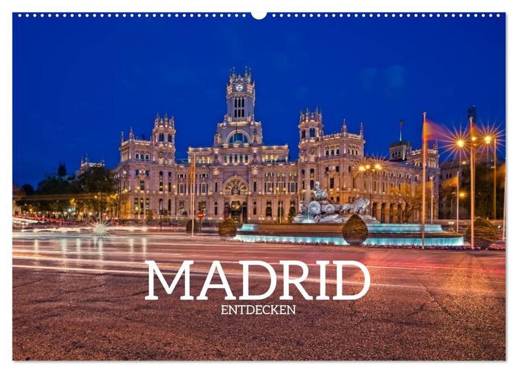 Produktbild: Madrid entdecken (Wandkalender 2026 DIN A2 quer), CALVENDO Monatskalender