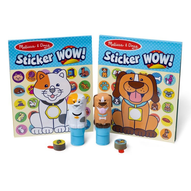 Produktbild: Sticker Wow! Sticker-Stempelset 2er Pack Tiere (900 Sticker)