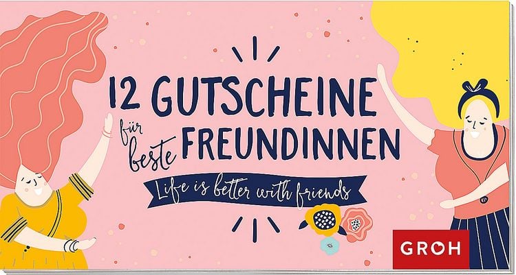 Produktbild: 12 Gutscheine f&uuml;r beste Freundinnen