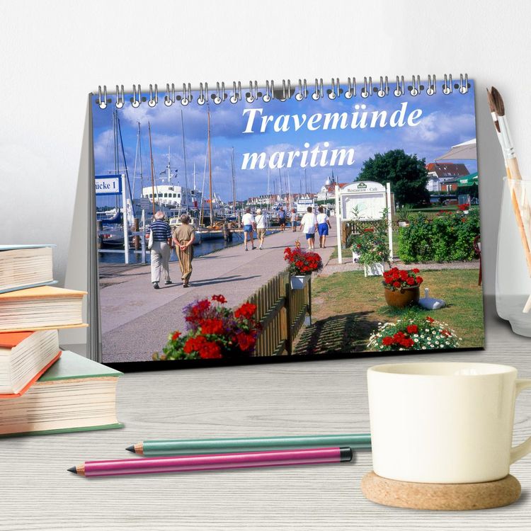 Produktbild: Travem&uuml;nde maritim (Tischkalender 2026 DIN A5 quer), CALVENDO Monatskalender