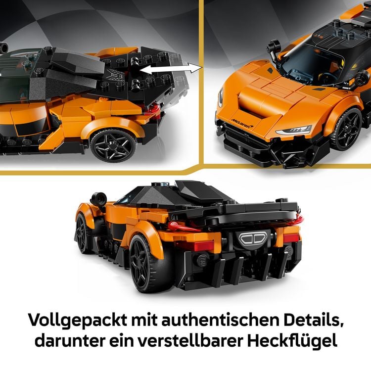 Produktbild: LEGO 77257 Speed Champions McLaren W1, Rennauto, Bauset mit Modellauto