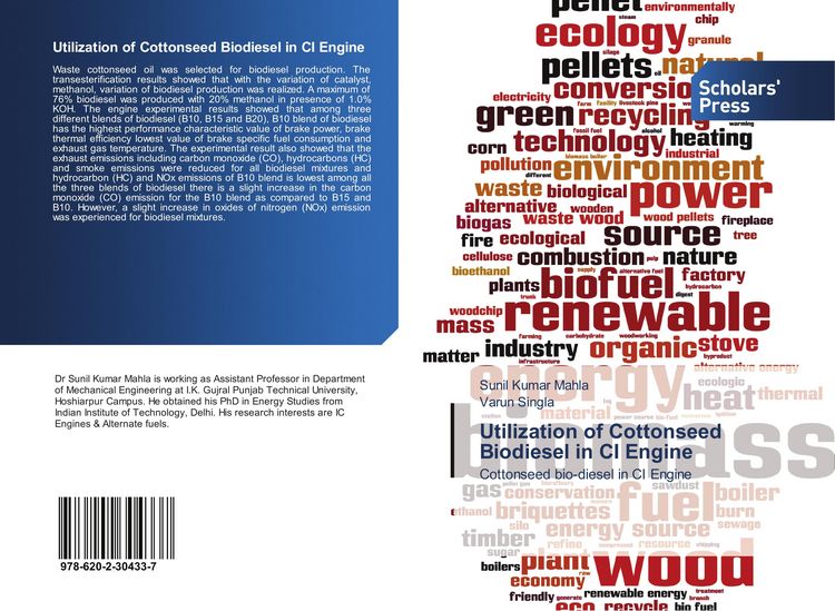 Produktbild: Utilization of Cottonseed Biodiesel in CI Engine