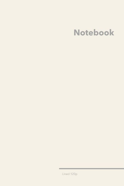Produktbild: Lined College Ruled Notebook