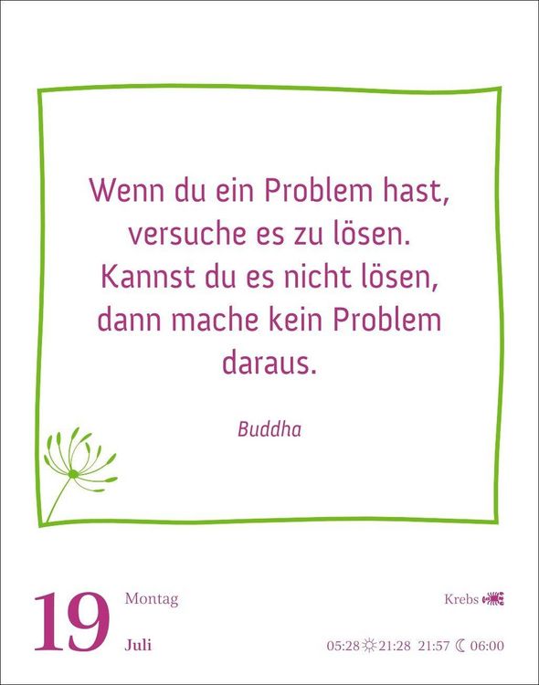 Produktbild: Heute ist dein Tag! Tagesabrei&szlig;kalender 2027 - 313 positive Zitate f&uuml;r 2027