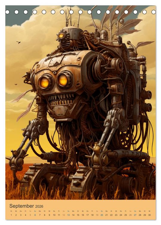 Produktbild: Steampunk-Universum (Tischkalender 2026 DIN A5 hoch), CALVENDO Monatskalender