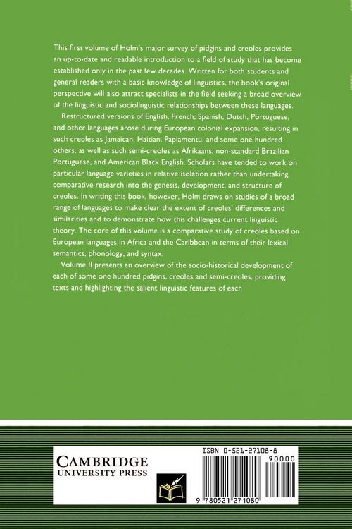 Produktbild: Pidgins and Creoles Volume I