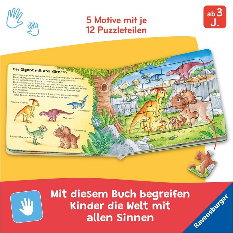 Produktbild: Ravensburger&reg; Puzzle-Buch: Dinosaurier
