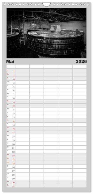 Produktbild: Familienplaner 2026 - Schottischer Whisky mit 5 Spalten (Wandkalender, 21 x 45 cm) CALVENDO