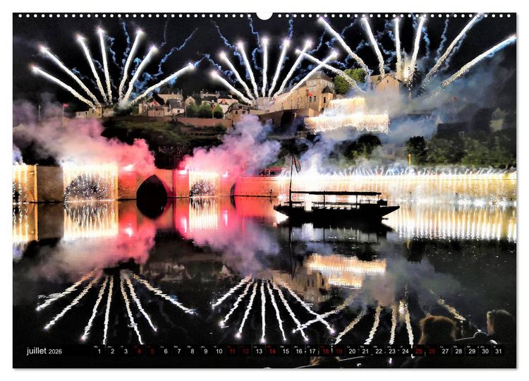 Produktbild: Un &eacute;t&eacute; dans le P&eacute;rigord (Calendrier mural 2026 DIN A2 vertical) calendrier de bureau