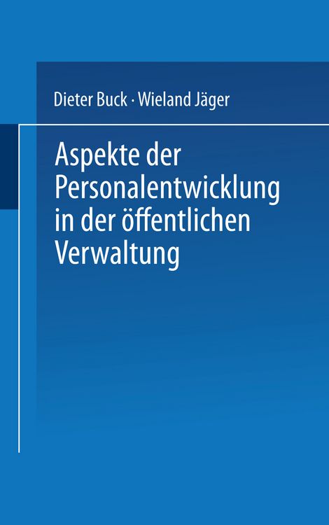 Produktbild: Aspekte der Personalentwicklung in der &ouml;ffentlichen Verwaltung