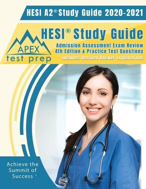 Produktbild: Hesi A2 Study Guide 2020 & 2021: Hesi Study Guide Admission Assessment Exam Review 4th Edition & Practice Test Questions [Includes Detailed Answer Exp