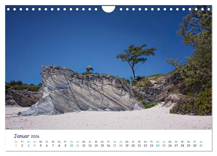 Produktbild: Bahamas-Eleuthera unterwegs am Lighthouse Beach (Wandkalender 2026 DIN A4 quer), CALVENDO Monatskalender