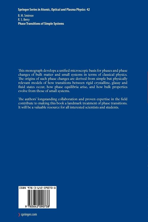 Produktbild: Phase Transitions of Simple Systems