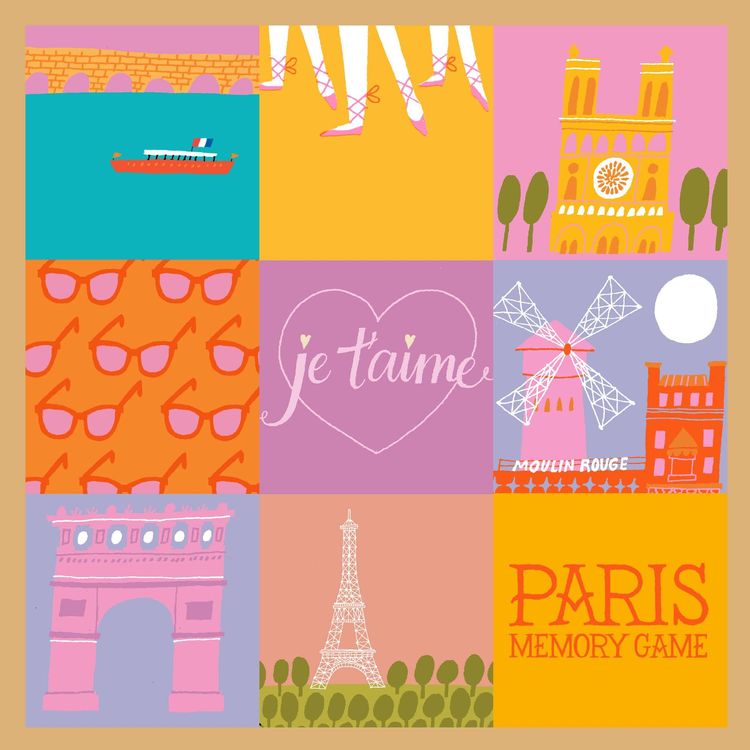 Produktbild: Paris Memory Game