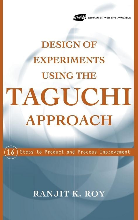 Produktbild: Design of Experiments Using the Taguchi Approach