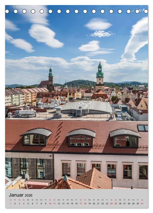 Produktbild: NIEDERSCHLESIEN Idylle und Historie (Tischkalender 2026 DIN A5 hoch), CALVENDO Monatskalender