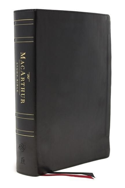 Produktbild: Esv, MacArthur Study Bible, Black Genuine Leather